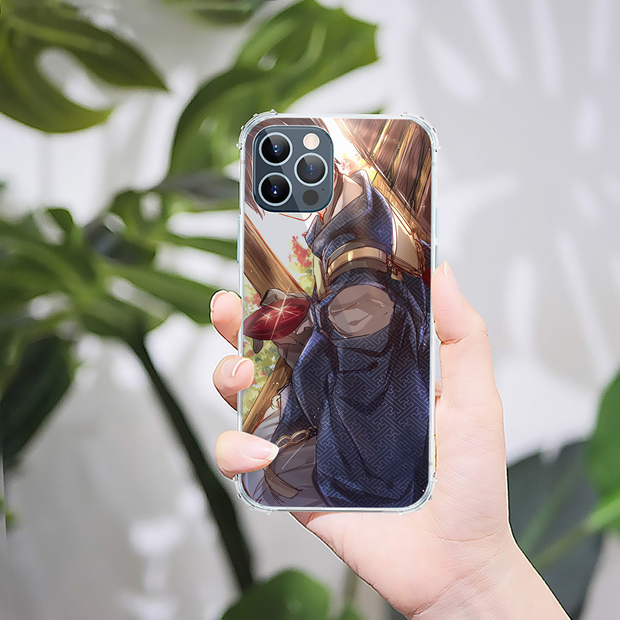 （画像用） 刀剣乱舞 Touken Ranbu 【iPhone 12シリーズ対応】透明スマホケース（クリアソフトケース）